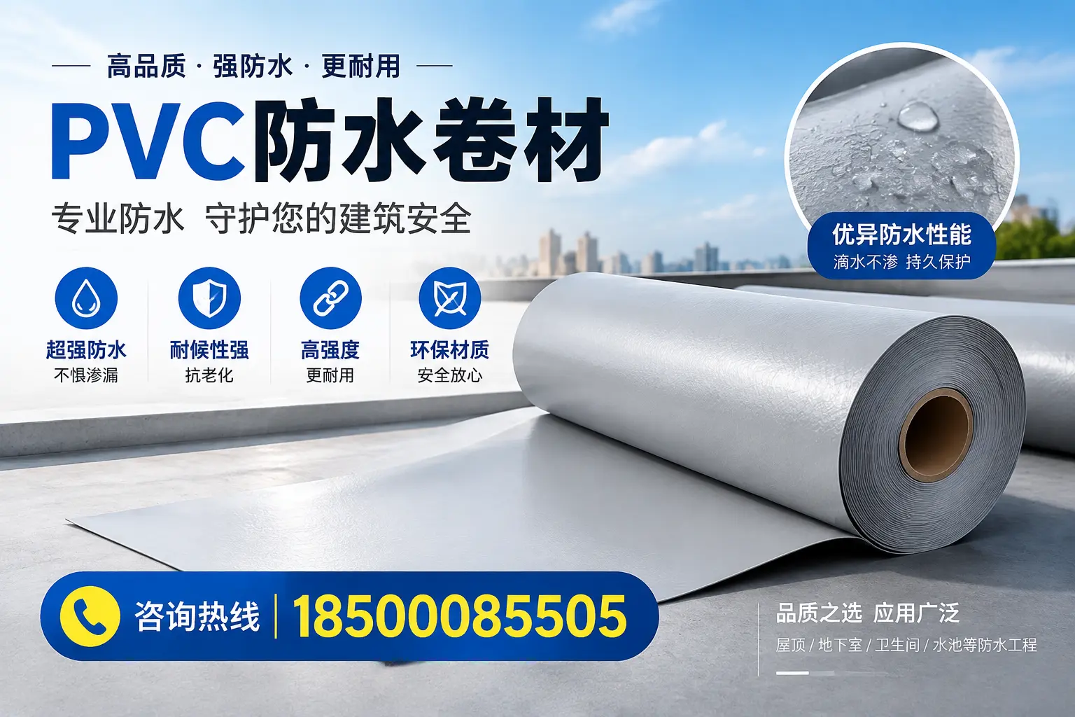 大兴安岭地区pvc防水卷材的市场现状与发展趋势